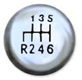 6 Speed Polished Shift Knob # 6SSK-LL