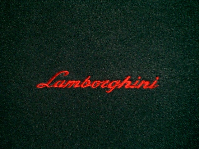 Lamborghini Word Embroidery