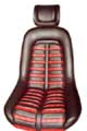 Ferrari Seat with Daytona Stripes