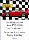 F40 Birthday Card